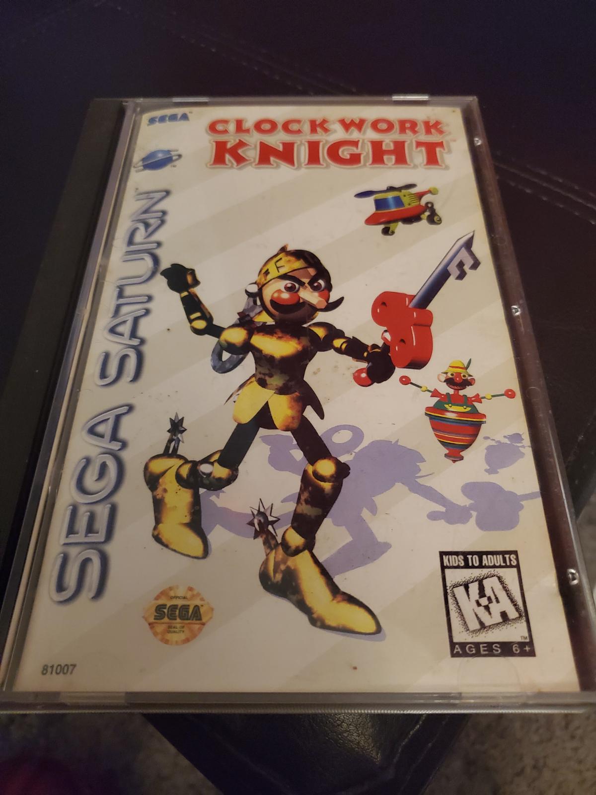 Clockwork Knight Item, Box, and Manual Sega Saturn