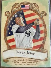 Derek Jeter #NP58 Baseball Cards 2009 Topps Allen & Ginter National Pride Prices