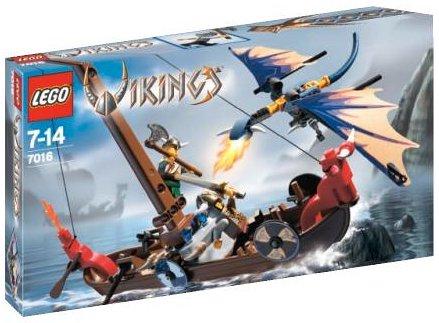 Viking Boat against the Wyvern Dragon #7016 LEGO Vikings