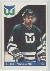 Greg Malone Hockey Cards 1985 O-Pee-Chee Prices