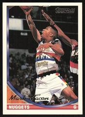 Mark Macon #173 Basketball Cards 1993 Topps Gold Prices