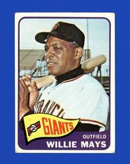 Willie Mays #250 Baseball Cards 1965 Topps Prices