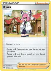 Klara #145 Pokemon Chilling Reign Prices