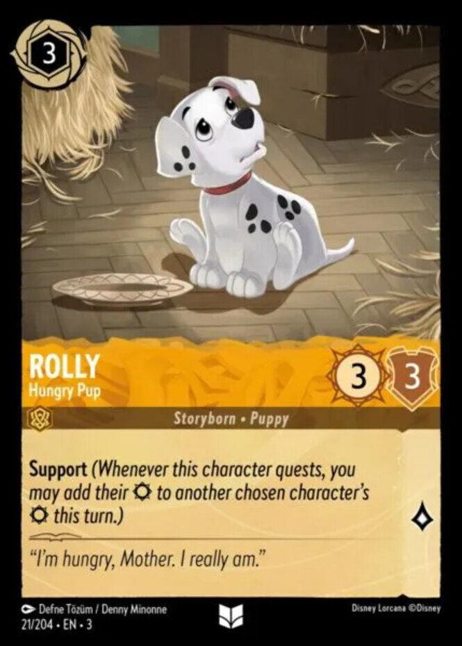 Rolly - Hungry Pup [Foil] #21 Lorcana Into the Inklands