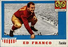 Ed Franco #58 Football Cards 1955 Topps All American Prices