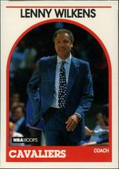 Lenny Wilkens No NBA Logo on Back Basketball Cards 1989 Hoops Prices