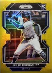 Julio Rodriguez [Gold Prizm] #40 Baseball Cards 2022 Panini Prizm Prices