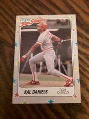 Kal Daniels #82 Baseball Cards 1988 Fleer Star Stickers Prices