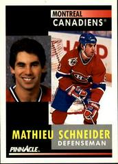Mathieu Schneider #209 Hockey Cards 1991 Pinnacle Prices