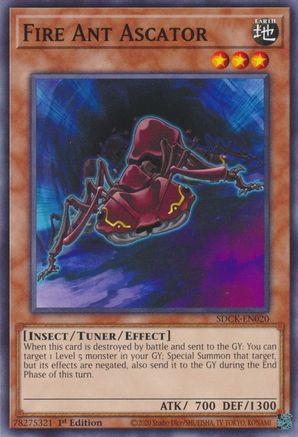 Fire Ant Ascator SDCK-EN020 YuGiOh Structure Deck: Crimson King