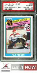 Pat Riggin [Goals Against Avg. Leaders] #386 Hockey Cards 1984 O-Pee-Chee Prices