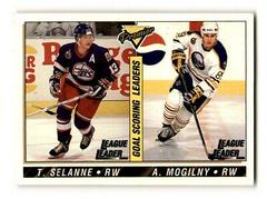 Alexander Mogilny, Teemu Selanne [Gold] Hockey Cards 1993 Topps Premier Prices