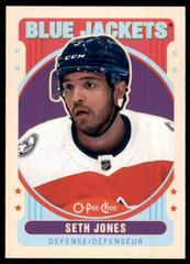 Seth Jones [Retro] #138 Hockey Cards 2021 O Pee Chee Prices