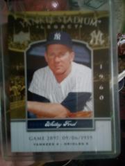 Whitey ford Baseball Cards 2008 Upper Deck Yankee Stadium Legacy 1960's Prices