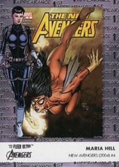 Maria Hill #FA-11 Marvel 2022 Ultra Avengers 1st Appearances Prices