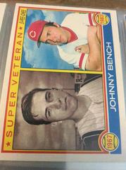 Johnny Bench [Super Veteran] #61 Baseball Cards 1983 O Pee Chee Prices
