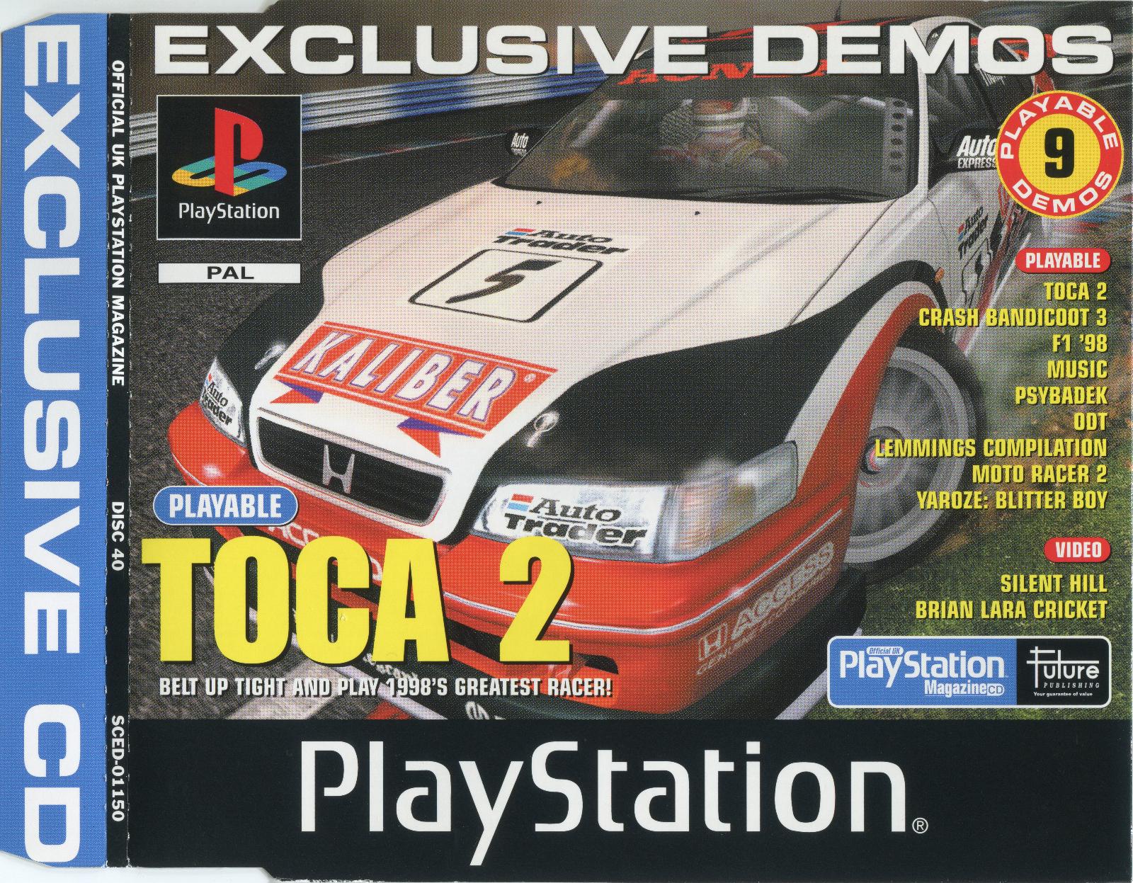 Official UK Playstation Magazine Demo Disc 40 PAL Playstation