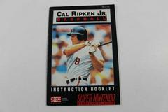 Cal Ripken Jr. Baseball - Manual | Cal Ripken Jr. Baseball Super Nintendo