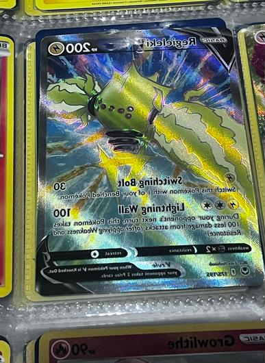 Regieleki V Pokemon Card - Silver Tempest Full Art Ultra Rare Holo