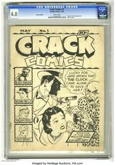 Crack Comics [Ashcan] #1 (1940) Comic Books Crack Comics Prices