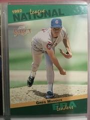 Greg Maddux #84 Baseball Cards 1993 Score Select Stat Leaders Prices