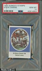 Steve Owens Football Cards 1972 Sunoco Stamps Prices
