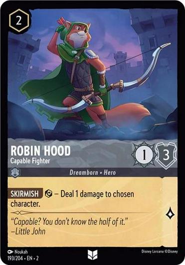 Robin Hood - Capable Fighter [Foil] #193 Cover Art
