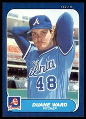 Duane Ward Baseball Cards 1986 Fleer Update Prices