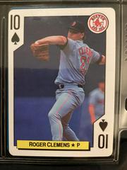 Roger Clemens [10 of Spades] Baseball Cards 1992 U.S. Playing Card All Stars Prices
