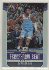 De'Aaron Fox Basketball Cards 2018 Panini Contenders Optic Front Row Seat Prices