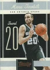 Manu Ginobili Basketball Cards 2010 Panini Classics Prices