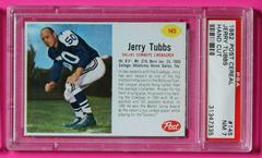 Jerry Tubbs [Hand Cut] Football Cards 1962 Post Cereal Prices