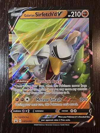 Galarian Sirfetch'd V [Jumbo] #SWSH043 Pokemon Promo