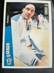 Matt Geiger #15 Basketball Cards 1996 Collector's Choice Prices