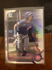 Cristian Hernandez [Mega Box Mojo] Baseball Cards 2022 Bowman Chrome Prospects Prices