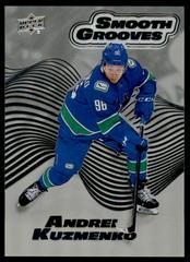 Andrei Kuzmenko #SG39 Hockey Cards 2022 Upper Deck Smooth Grooves Prices