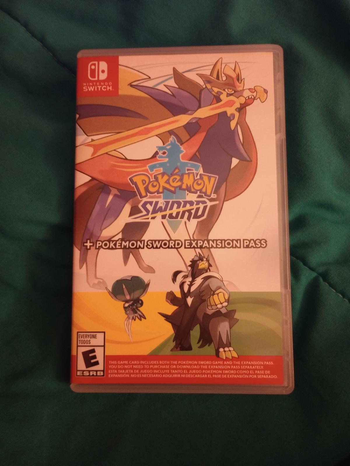 Pokemon Sword Pokemon Sword Expansion Pass Item Box And Manual