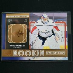 Vitek Vanecek [Gold] Hockey Cards 2021 Upper Deck Rookie Retrospective Prices