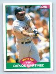 Carlos Martinez Baseball Cards 1989 Score Traded Prices