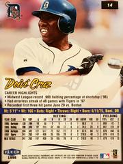 Rear | Deivi Cruz Baseball Cards 1998 Ultra
