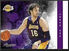 Pau Gasol #51 Basketball Cards 2012 Panini Prestige Prices