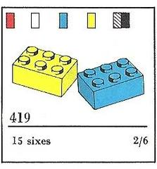 LEGO Set | 2 x 3 Bricks LEGO Classic