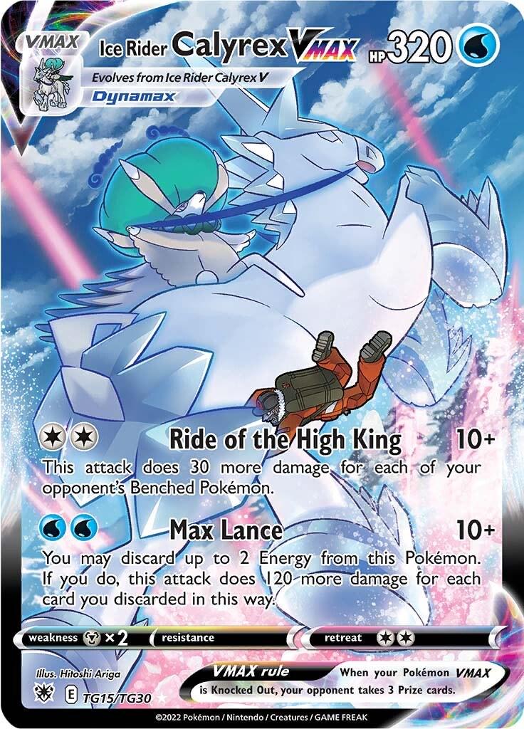 Ice Rider Calyrex VMAX #TG15 Pokemon Astral Radiance