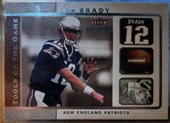 Tom Brady #6 Basketball Cards 2003 Fleer Genuine Insider Tools of the Game Prices