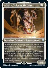 Alharu, Solemn Ritualist [Foil Etched] Magic Commander Legends Prices