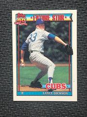 Lance Dickson #114 Baseball Cards 1991 Topps Micro Prices