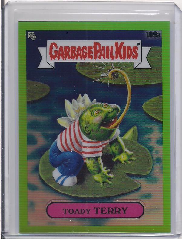 Toady TERRY [Green] #109a 2020 Garbage Pail Kids Chrome