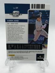 Back Of Card | Aaron Judge [Optic] Baseball Cards 2021 Panini Contenders