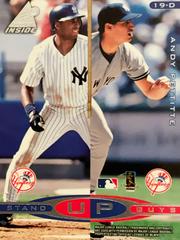 Rear | Tino Martinez/Andy Pettitte Baseball Cards 1998 Pinnacle Inside Stand Up Guys