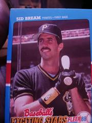 Sid Bream Baseball Cards 1988 Fleer Exciting Stars Prices